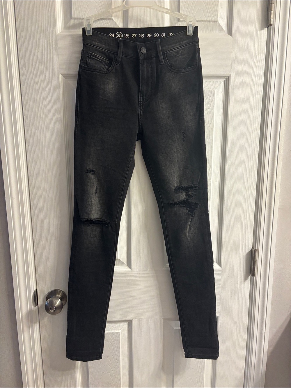 Earnest Sewn New York x Avec Les Filles Black Distressed Jeans